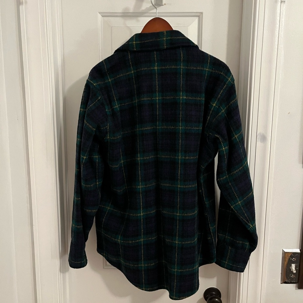 Vintage 60’s Peters Whalers Wool Plaid CPO Shirt Jacket - Picture 3 of 4